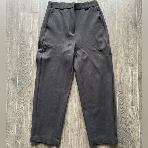 Frank And Oak Black Cropped Pants (Alice straight fit) - Size 2 - Picture 2 of 7